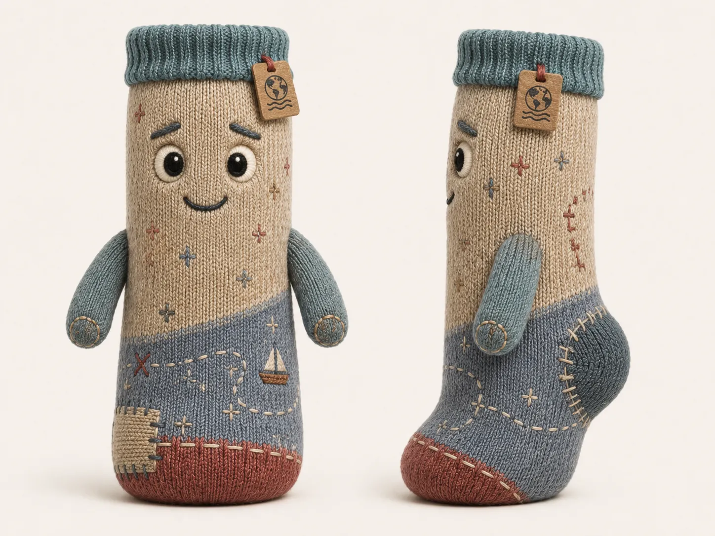 Noma — A travel-worn sock from another drawer, learning that belonging is not the same as blending in.